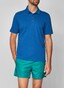 Maerz Uni Single Jersey Poloshirt Cobalt Blue