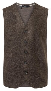 Maerz Uni Superfine Merino Gilet Hardhout