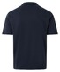 Maerz Uni Tipping Contrast Mercerized Cotton Poloshirt Navy