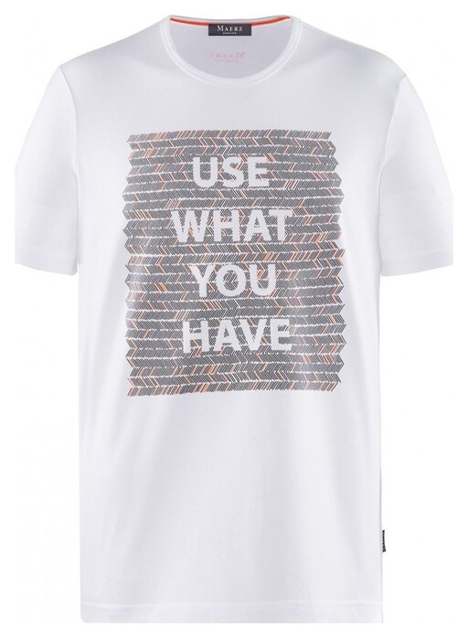 Maerz Use What You Have T-Shirt Pure White