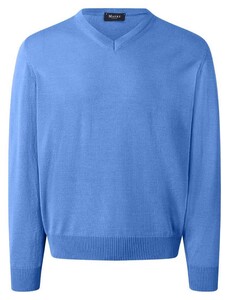 Maerz V-hals Trui Blue Sapphire