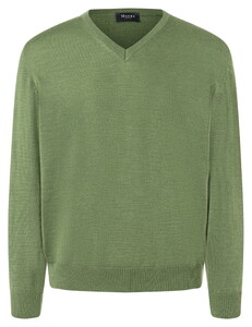 Maerz V-hals Trui Sunny Green