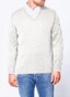 Maerz V-Neck Merino Superwash Pullover Clear White