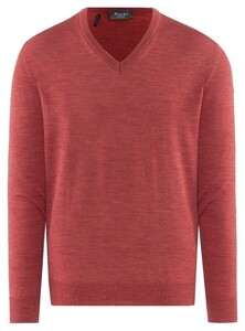 Maerz V-Neck Merino Superwash Pullover Sunset