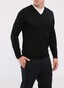 Maerz V-Neck Premium Pullover Black