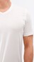 Maerz V-Neck Uni Shirt T-Shirt Pure White