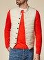 Maerz Vest Uni Button Cardigan Sandstone