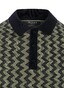 Maerz Zig-Zag Jacquard Cotton Polo Moss Carpet