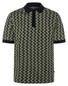 Maerz Zig-Zag Jacquard Cotton Poloshirt Moss Carpet