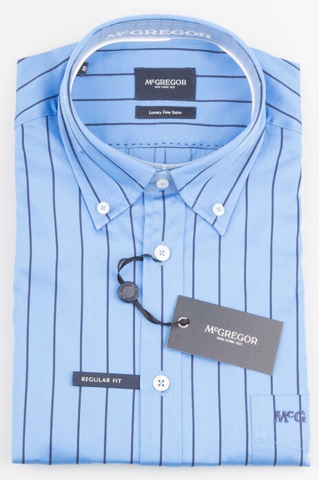 McGregor Gil Gilles Stripe Shirt Blue
