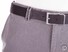 MENS Flat Front Structure Madrid Pants Mid Grey