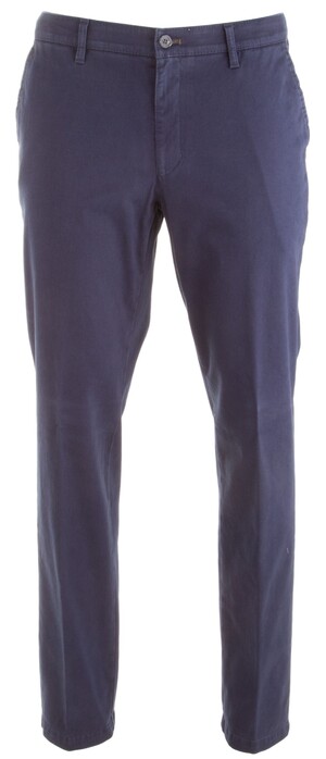 MENS Madison XTEND Contrasted Flat-Front Cotton Pants Royal Blue
