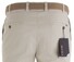 MENS Madrid Comfort-Fit Structured Flat-Front Broek Stone