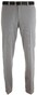 MENS Madrid Comfort-Fit Structured Flat-Front Pants Light Grey