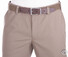 MENS Madrid Flat-Front Katoen Fijn Broek Beige