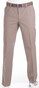 MENS Madrid Flat-Front Katoen Fijn Broek Beige