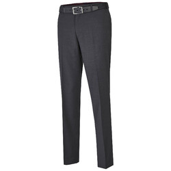 MENS Madrid Pantalon Zomerwol Broek Antraciet