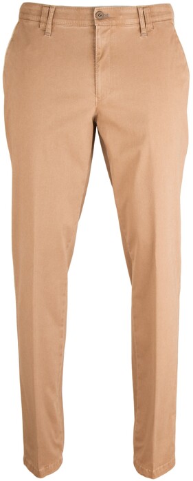 MENS Meran Contrasted Flat-Front Pants Ocher