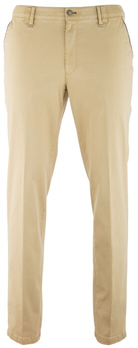 MENS Meran Contrasted Flat-Front Pants Soft Yellow