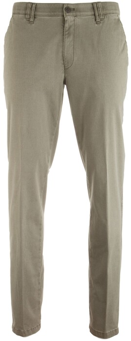 MENS Meran Fine-Structure Flat-Front Pants Khaki