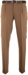 MENS Paris Pleated Pants Dark Sand