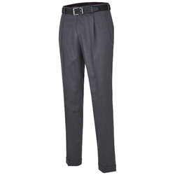 MENS Paris Pleated Pants Mid Grey