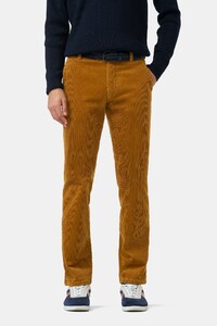 Meyer Bonn Active Corduroy Organic Cotton 2-Way Stretch Corduroy Trouser Amber
