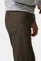 Meyer Bonn Active Jersey Look Flat-Front Chino Broek Coffee