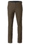 Meyer Bonn Active Jersey Look Flat-Front Chino Broek Coffee