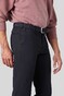 Meyer Bonn Constant Color Cotton Flat-Front Pants Navy