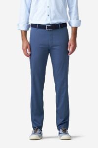 Meyer Bonn Fine Structure High Comfort Stretch Broek Blauw