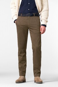 Meyer Bonn Micro Texture Pattern Fantasy Comfort 2-Way Stretch Broek Stone