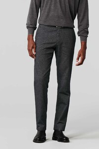 Meyer Bonn Modern Super-Stretch Wool-Look Pants Grey