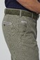 Meyer Bonn Subtle Micro Structure Bi-Color Fabric Chino Pants Olive