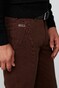 Meyer Bonn Subtle Structure Micro Twill Organic Cotton Fine Stretch Broek Dark Copper