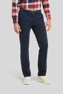 Meyer Bonn Super Stretch Double-Dye Cotton Broek Marine