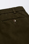 Meyer Bonn Super-Stretch Luxury Heavy Twill Organic Cotton Broek Dark Olive