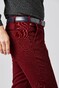 Meyer Bonn Super-Stretch Luxury Heavy Twill Organic Cotton Broek Donker Rood