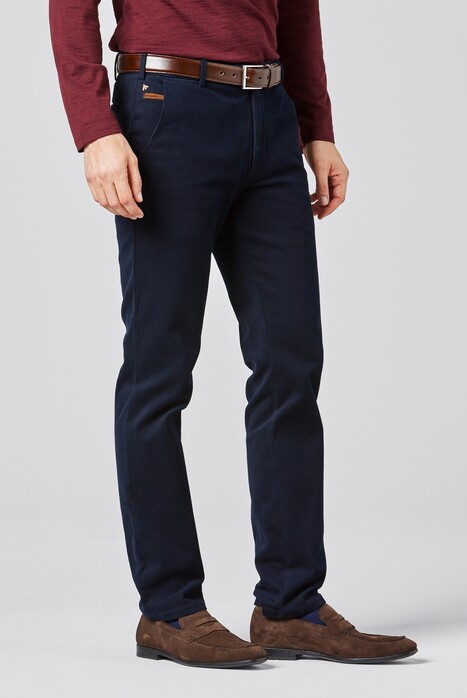 Meyer Bonn Super-Stretch Luxury Heavy Twill Organic Cotton Pants Navy