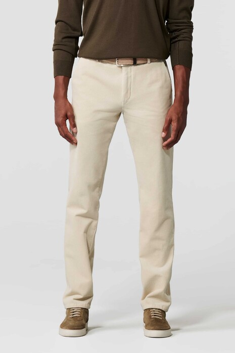 Meyer Bonn Superstretch Premium Corduroy Corduroy Trouser Ivory