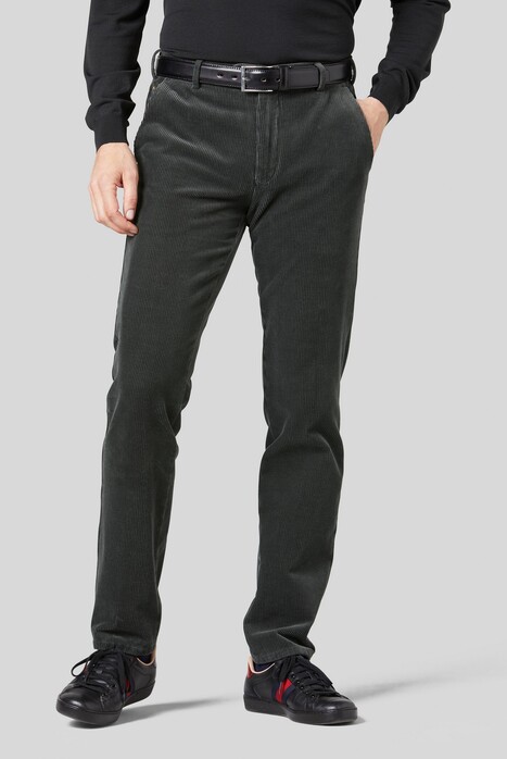 Meyer Bonn Superstretch Premium Corduroy Ribbroek Antraciet