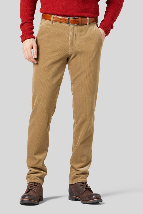 Meyer Bonn Superstretch Premium Corduroy Ribbroek Cappuccino