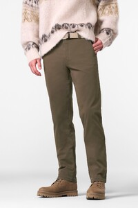 Meyer Bonn Uni Color Thermal Fine Twill Broek Mocca