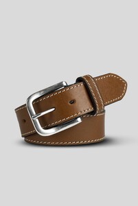 Meyer Casual Leather Uni Color Belt Light Brown