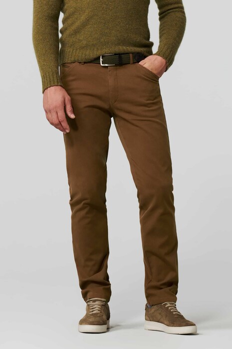 Meyer Chicago Fine Organic Cotton Texture Broek Caramel