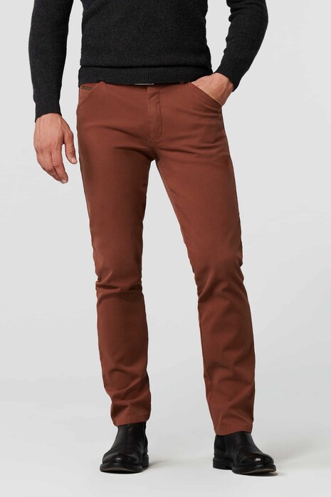 Meyer Chicago Fine Organic Cotton Texture Pants Rust