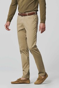 Meyer Chicago Organic Cotton Two-Tone Super-Stretch Pants Sand