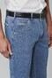 Meyer Chicago Subtle Two-Tone Denim Super-Stretch Jeans Medium Blue Stone