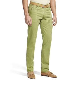 Meyer Diego Uni Color Fairtrade Soft Gabardine Broek Licht Groen