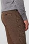 Meyer Diego Wool-Look Bi-Color Organic Cotton Subtle Stretch Broek Cappuccino